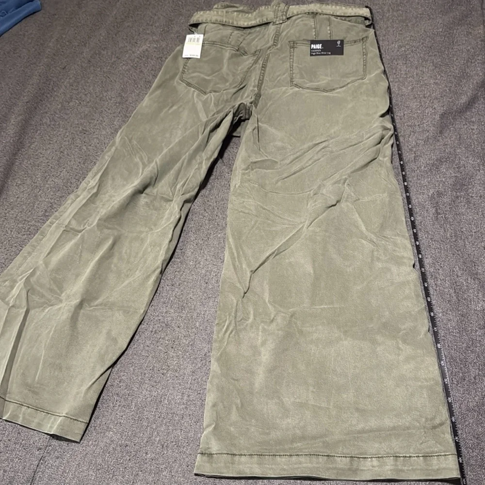 Paige Harper wide leg, high waisted paper bag pants, NWT, 30 - Picture 10 of 16